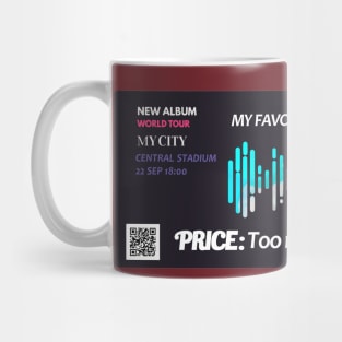 KPOP TICKET Mug